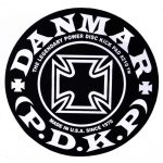 Danmar Bass Drum Impact Pad (Iron Cross)