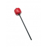 Danmar Bass Drum Pedal Beater - Red Hard Wood Black Shaft - Longer Model