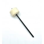 Danmar Bass Drum Pedal Beater - White Felt Black Shaft - Longer Model
