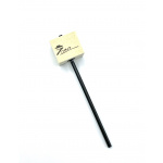 Danmar Zoro Bass Drum Pedal Beater - White Felt Square Black Shaft