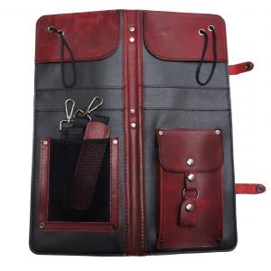 Ahead Burgundy Handmade Leather Stick Case - Image 2