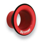 Kickport 4" Bass Drum Sound Hole -  Red