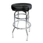 Roc N Soc Tower Stool (Tall - 29") with Black Cycle Seat
