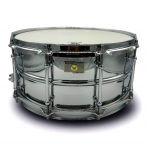 Worldmax 14″ X 6.5″ 1mm Beaded Steel Snare Drum – Chrome Hardware