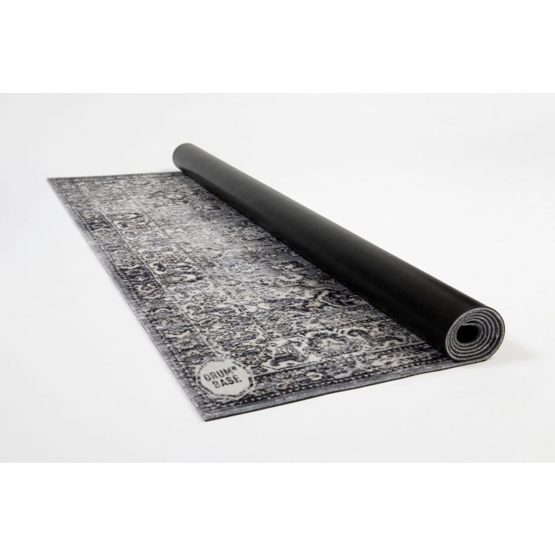 DRUMnBASE Vintage Persian Drum Rug - Grey - 185 x160cm - Image 4