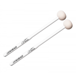 Ahead Chavez Arsenal 1 Bass Drum Mallets 14.75 Long x 2.00 Head White 26-30 Bass