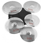 Kasza Cymbals "Quiet on the Set" Series Practice Cymbal Pack with Case