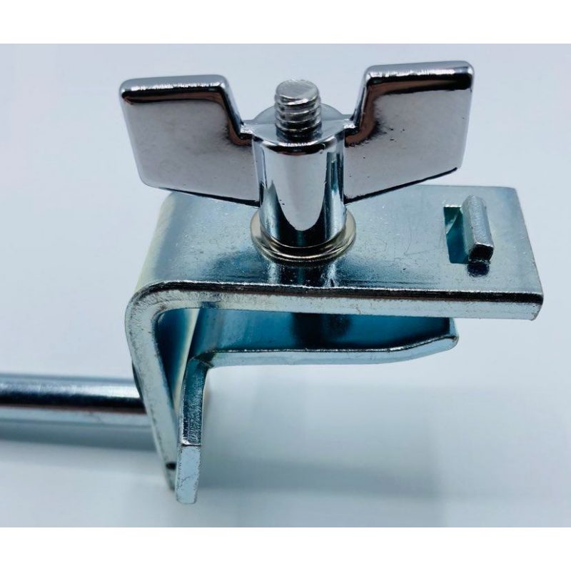 Danmar Cowbell Holder - Clamps On Bass Drum Rim - 6in Post - Image 3