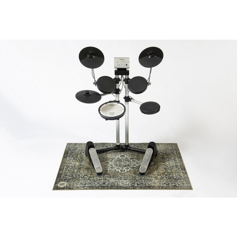 DRUMnBASE Vintage Persian Stage Rug - Green - 130 x 90cm - Image 3