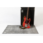 DRUMnBASE Vintage Persian Stage Rug - Grey - 130 x 90cm - Image 3