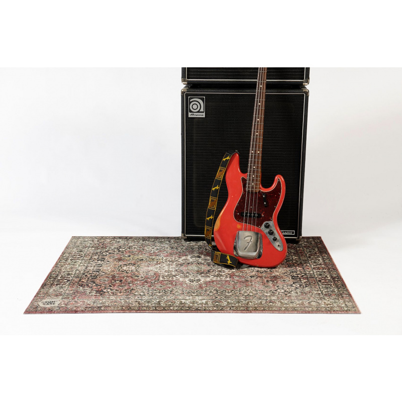 DRUMnBASE Vintage Persian Stage Rug - Classic Worn - 130 x 90cm - Image 4