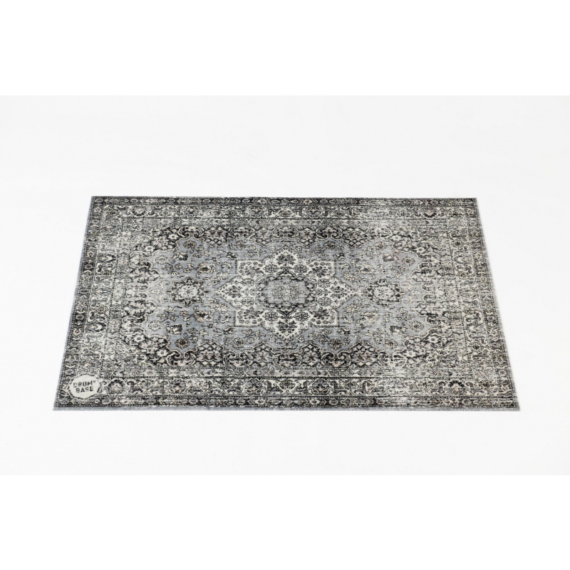 DRUMnBASE Vintage Persian Stage Rug - Grey - 130 x 90cm - Image 2