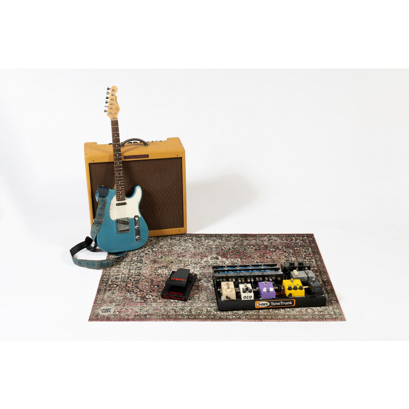 DRUMnBASE Vintage Persian Stage Rug - Classic Worn - 130 x 90cm - Image 6