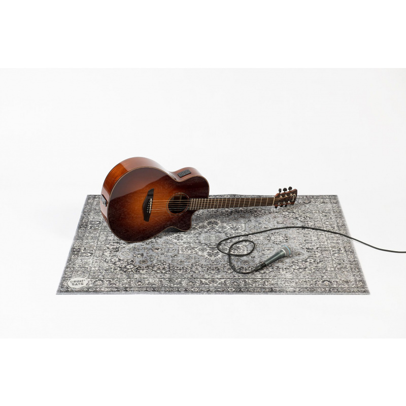 DRUMnBASE Vintage Persian Stage Rug - Grey - 130 x 90cm - Image 7