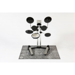 DRUMnBASE Vintage Persian Stage Rug - Grey - 130 x 90cm - Image 6