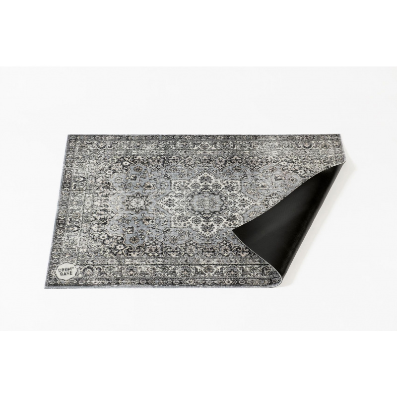 DRUMnBASE Vintage Persian Stage Rug - Grey - 130 x 90cm - Image 8