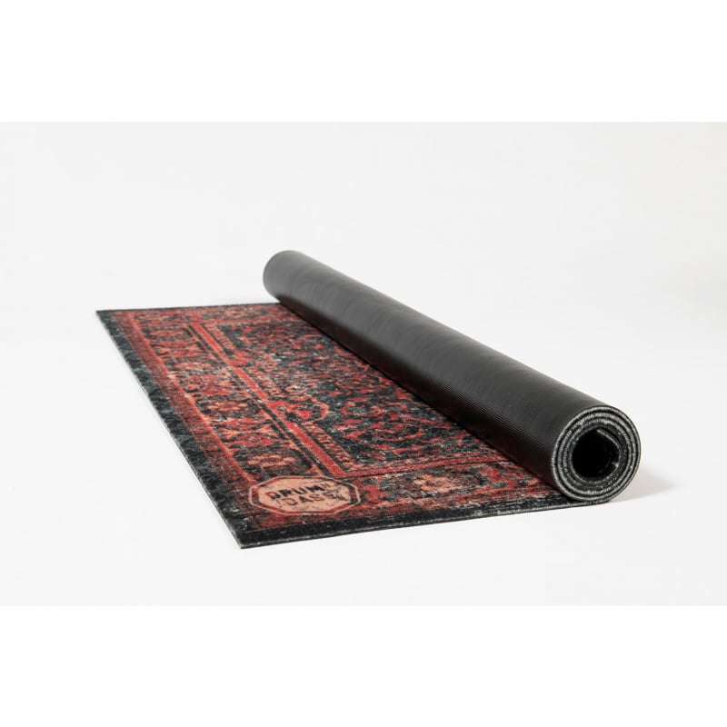 DRUMnBASE Vintage Persian Stage Rug - Red & Black - 130 x 90cm - Image 6