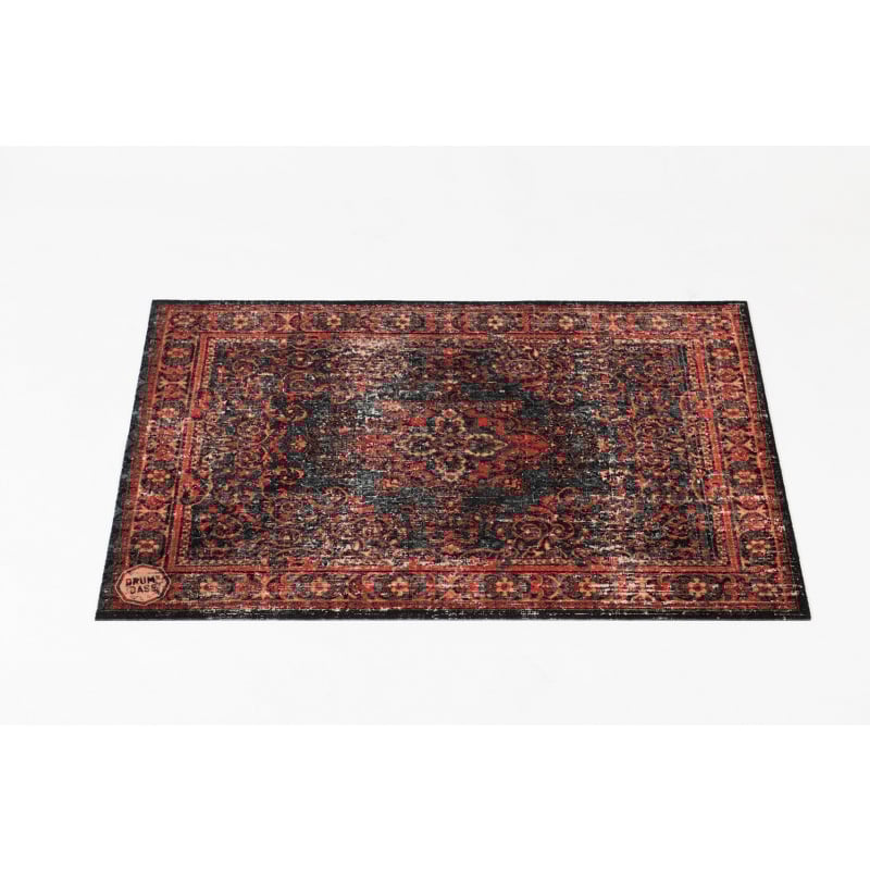 DRUMnBASE Vintage Persian Stage Rug - Red & Black - 130 x 90cm - Image 3