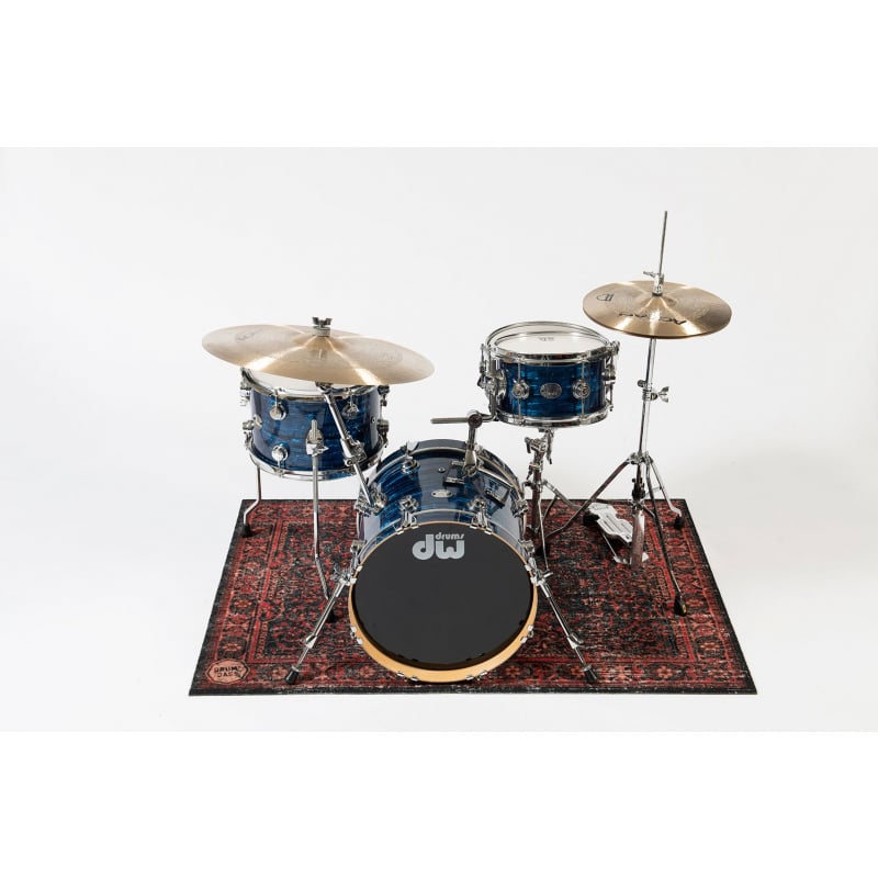 DRUMnBASE Vintage Persian Stage Rug - Red & Black - 130 x 90cm - Image 7