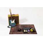 DRUMnBASE Vintage Persian Stage Rug - Red & Black - 130 x 90cm - Image 10