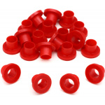 Danmar 20 Pack Nylon Tension Rod Washers - Red