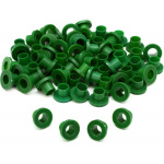 Danmar 100 Pack Nylon Tension Rod Washers - Green