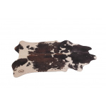 DRUMnBASE Vegan Cow Print Drum Rug - Black & White - 185 x160cm