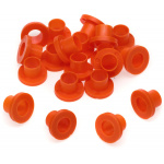 Danmar 20 Pack Nylon Tension Rod Washers - Orange