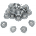 Danmar 20 Pack Nylon Tension Rod Washers - Silver