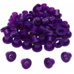 Danmar 100 Pack Nylon Tension Rod Washers - Purple