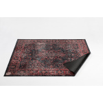 DRUMnBASE Vintage Persian Drum Rug - Red & Black - 185 x160cm