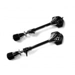 Worldmax Bass Drum Spurs - Black - Pair
