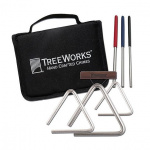 TreeWorks Studio-Grade Triangle Set with Beaters & Bag
