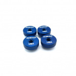 Ahead Speed Nut Cymbal Toppers 4 Pack - Blue