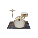 DRUMnBASE Vintage Persian Stage Rug - Blue - 130 x 90cm - Image 2