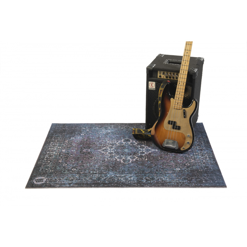 DRUMnBASE Vintage Persian Stage Rug - Blue - 130 x 90cm - Image 5