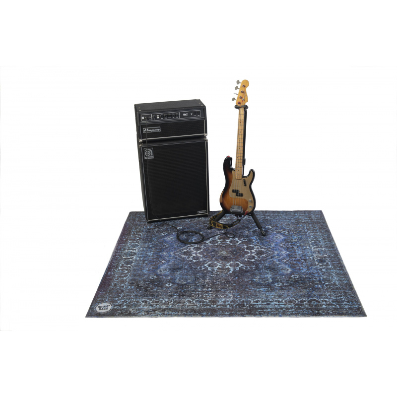 DRUMnBASE Vintage Persian Drum Rug - Blue - 185 x 160cm - Image 5