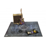 DRUMnBASE Vintage Persian Drum Rug - Blue - 185 x 160cm - Image 9