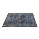 DRUMnBASE Vintage Persian Drum Rug - Blue - 185 x 160cm