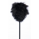 Danmar Furry Kick Beater, Black, Black Shaft, 8.5" Total length