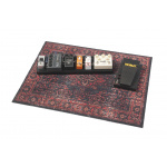 DRUMnBASE Vintage Persian Pedal & Amp Series Rug - Red & Black - 80cm x 60cm - Image 4