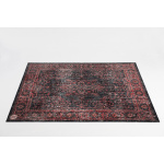 DRUMnBASE Vintage Persian Club Series - Black & Red - 163cm x 142cm