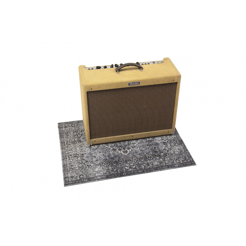 DRUMnBASE Vintage Persian Pedal & Amp Series Rug - Grey - 80cm x 60cm - Image 2