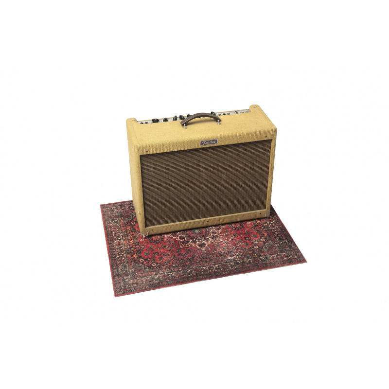DRUMnBASE Vintage Persian Pedal & Amp Series Rug - Original Red - 80cm x 60cm - Image 2