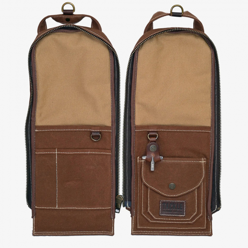 TACKLE CANVAS MODULAR STICK CASE - BROWN - Image 2