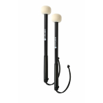 Clevelander Percussion Marching Tenor Mallets - Aluminum Felt W/Strap