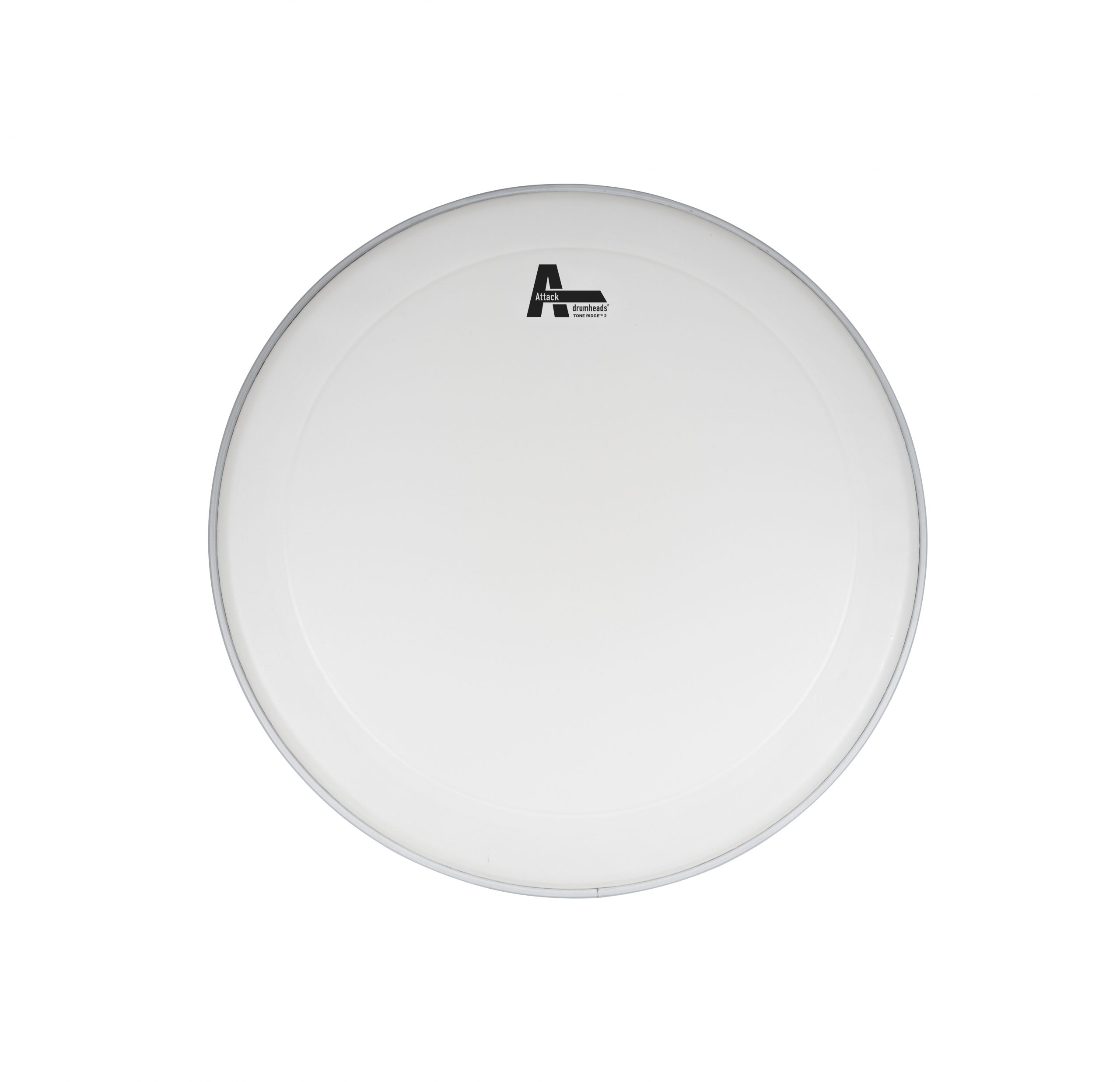 DH14C Attack 14" ToneRidge2 2Ply Medium White Coated Drum Head - Image 1