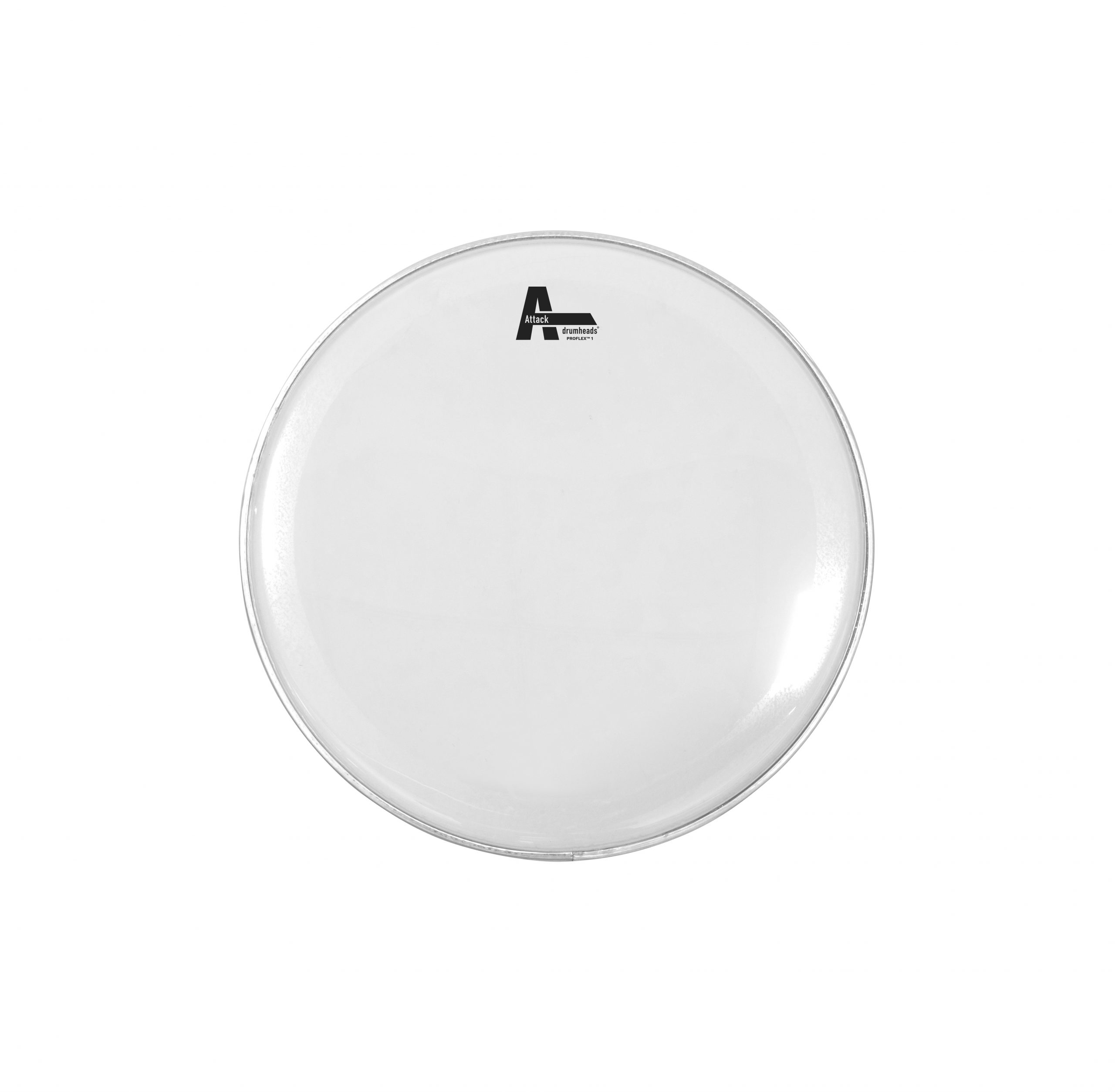 DHA12 Attack 12" ProFlex1 1Ply Medium Clear Drum Head - Image 1