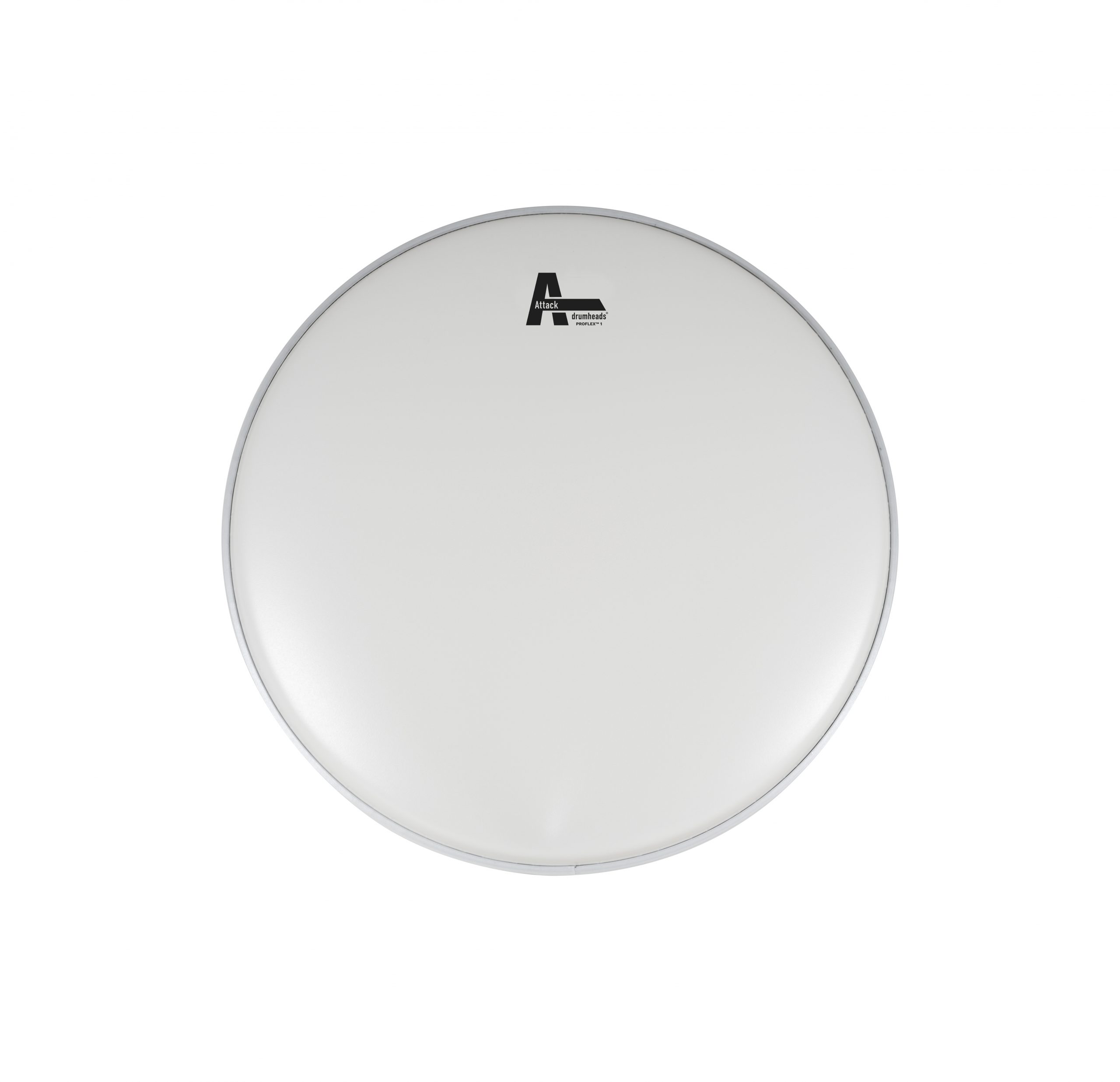 DHA13C Attack 13" ProFlex1 1Ply Medium White Coated Drum Head - Image 1