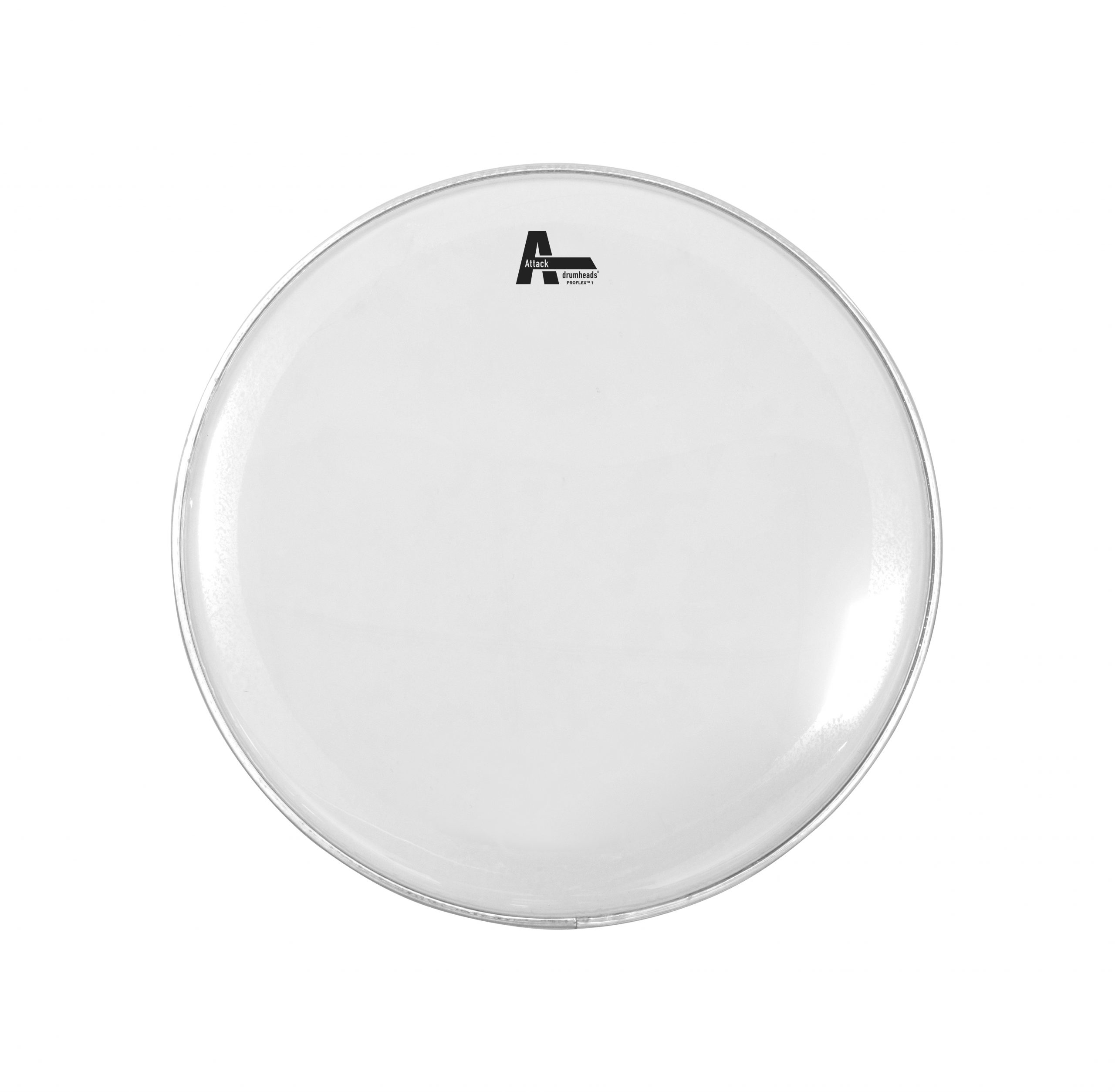 DHA15 Attack 15" ProFlex1 1Ply Medium Clear Drum Head - Image 1